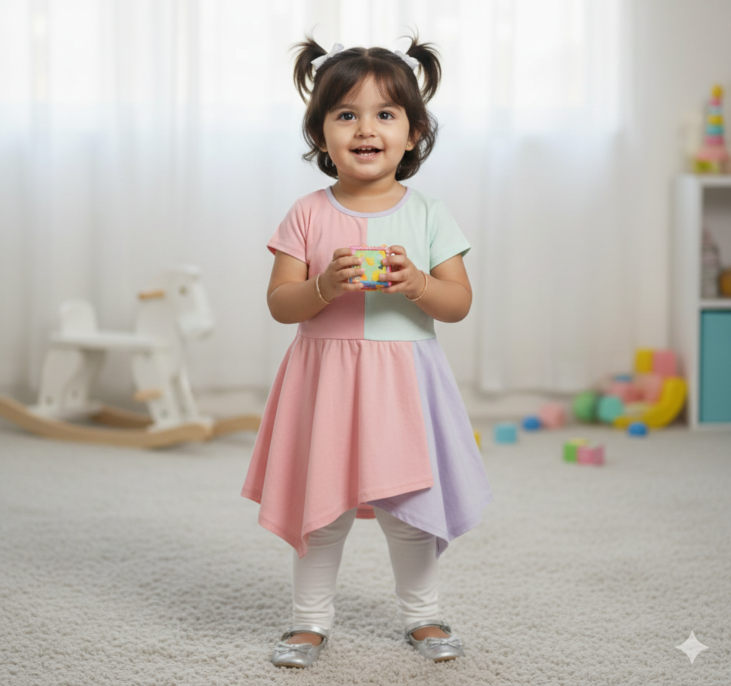 ✨ DFF Luxury Girls Dress 👗  Premium Quality Stylish Kids Party Wear | প্রিমিয়াম গার্লস ড্রেস